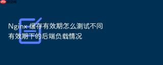 nginx 缓存有效期怎么测试不同有效期下的后端负载情况