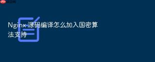 nginx 源码编译怎么加入国密算法支持