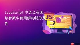 javascript 中怎么在函数参数中使用解构提取属性