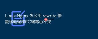 Linux Nginx 怎么用 rewrite 修复移动端和PC端路由冲突
