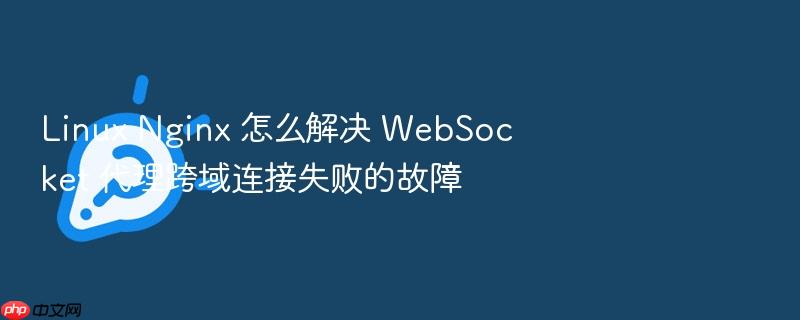 linux nginx 怎么解决 websocket 代理跨域连接失败的故障