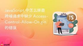 javascript 中怎么排查跨域请求中缺少 access-control-allow-origin 的错误