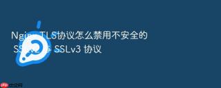 Nginx TLS协议怎么禁用不安全的 SSLv2 与 SSLv3 协议