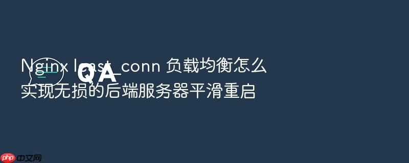 nginx least_conn 负载均衡怎么实现无损的后端服务器平滑重启