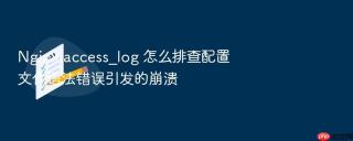 Nginx access_log 怎么排查配置文件语法错误引发的崩溃