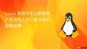 linux 系统中怎么排查用户无法写入自己家目录的权限故障