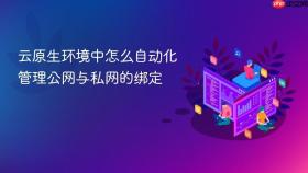 云原生环境中怎么自动化管理公网与私网的绑定