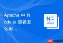 Apache 中 Node.js 部署怎么配合进程守护工具保证服务稳定运行