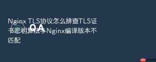 Nginx TLS协议怎么排查TLS证书密钥算法与Nginx编译版本不匹配