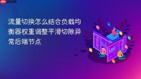 流量切换怎么结合负载均衡器权重调整平滑切除异常后端节点