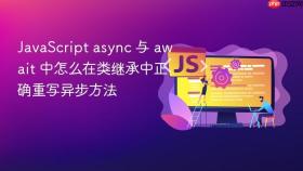 JavaScript async 与 await 中怎么在类继承中正确重写异步方法