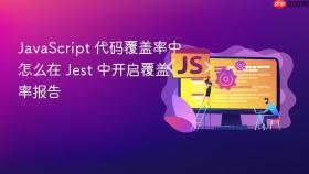 javascript 代码覆盖率中怎么在 jest 中开启覆盖率报告