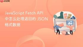 javascript fetch api 中怎么处理返回的 json 格式数据