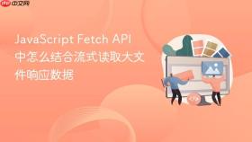 javascript fetch api 中怎么结合流式读取大文件响应数据