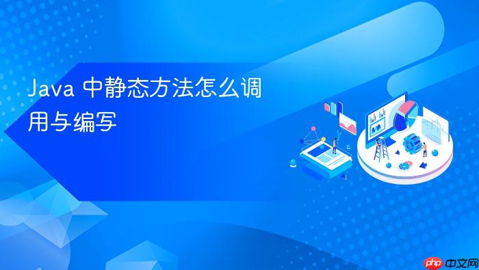 java 中静态方法怎么调用与编写