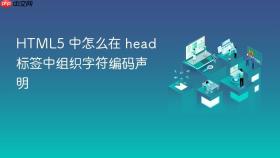 html5 中怎么在 head 标签中组织字符编码声明