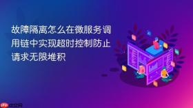 故障隔离怎么在微服务调用链中实现超时控制防止请求无限堆积