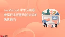 javascript 中怎么用嵌套循环实现图形验证码的像素遍历