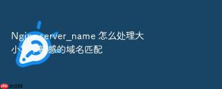 Nginx server_name 怎么处理大小写不敏感的域名匹配
