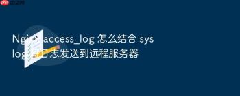 Nginx access_log 怎么结合 syslog 将日志发送到远程服务器