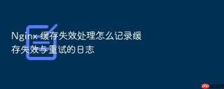 Nginx 缓存失效处理怎么记录缓存失效与重试的日志