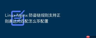 Linux Nginx 防盗链规则支持正则表达式匹配怎么写配置