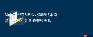 Nginx HSTS怎么处理旧版本浏览器对 HSTS 头的兼容表现