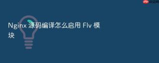 Nginx 源码编译怎么启用 Flv 模块