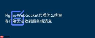 Nginx WebSocket代理怎么排查客户端无法收到服务端消息