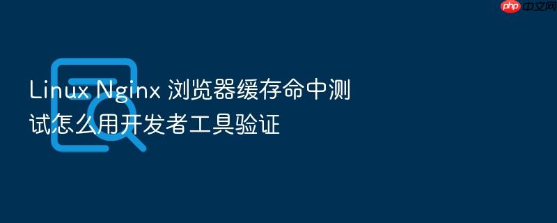 linux nginx 浏览器缓存命中测试怎么用开发者工具验证