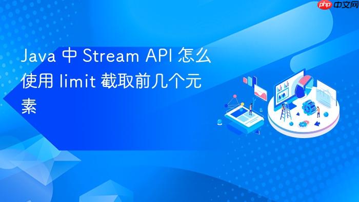 java 中 stream api 怎么使用 limit 截取前几个元素