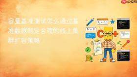 容量基准测试怎么通过基准数据制定合理的线上集群扩容策略