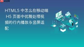 html5 中怎么在移动端 h5 页面中优雅处理视频的行内播放与竖屏适配