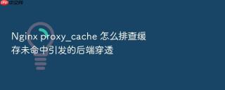 nginx proxy_cache 怎么排查缓存未命中引发的后端穿透