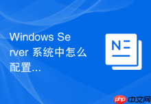 Windows Server 系统中怎么配置静态 IP 地址与本地网关