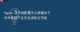 nginx 证书链配置怎么排查由于文件权限不足无法读取证书链
