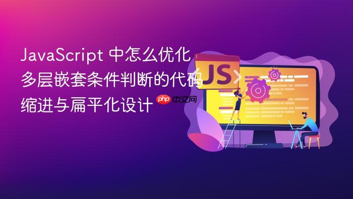 javascript 中怎么优化多层嵌套条件判断的代码缩进与扁平化设计