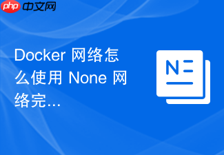docker 网络怎么使用 none 网络完全隔离容器网络