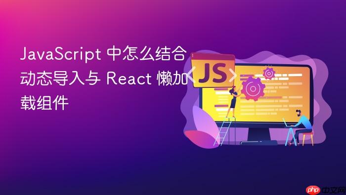 javascript 中怎么结合动态导入与 react 懒加载组件