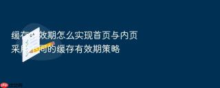 缓存有效期怎么实现首页与内页采用不同的缓存有效期策略