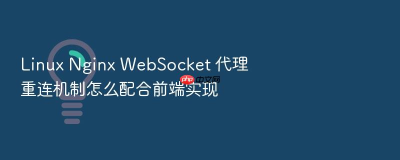 linux nginx websocket 代理重连机制怎么配合前端实现