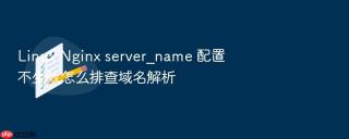 Linux Nginx server_name 配置不生效怎么排查域名解析