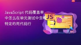 javascript 代码覆盖率中怎么在单元测试中忽略特定的死代码行