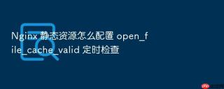 Nginx 静态资源怎么配置 open_file_cache_valid 定时检查