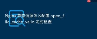 nginx 静态资源怎么配置 open_file_cache_valid 定时检查