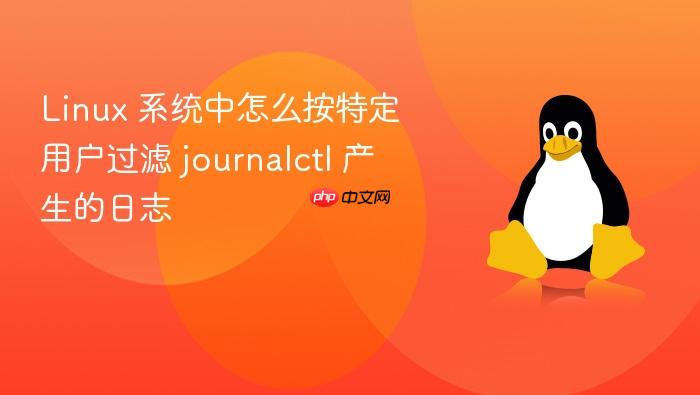 linux 系统中怎么按特定用户过滤 journalctl 产生的日志