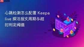 心跳检测怎么配置 keepalive 探活报文周期与超时判定阈值