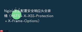 nginx怎么配置安全响应头全家桶(hsts + x-xss-protection + x-frame-options)