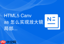html5 canvas 怎么实现放大镜局部预览功能