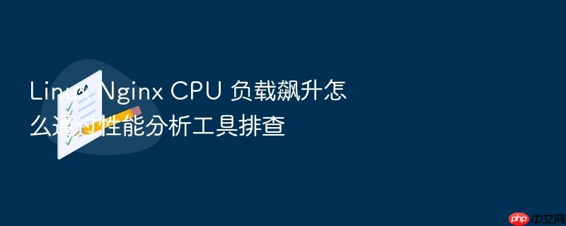 linux nginx cpu 负载飙升怎么通过性能分析工具排查